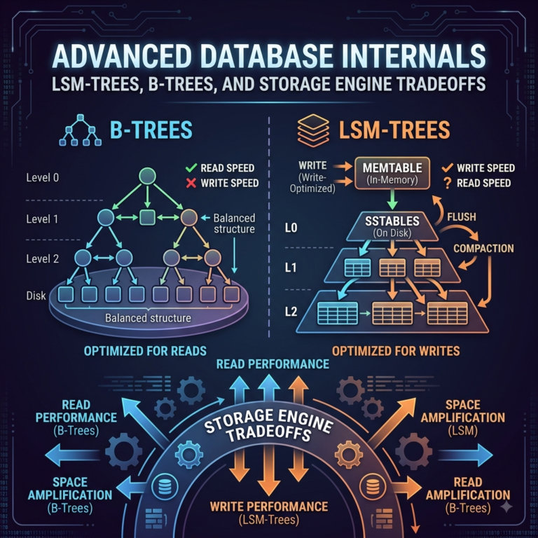 Advanced Database Internals: LSM-Trees, B-Trees, and Storage Engine Tradeoffs
