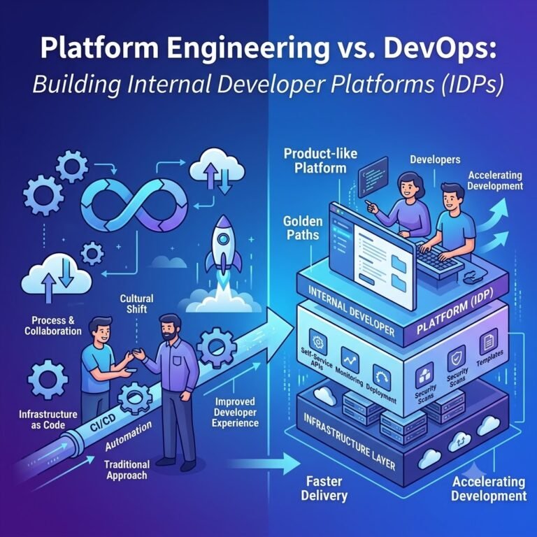 Platform Engineering vs. DevOps: Building Internal Developer Platforms (IDPs)